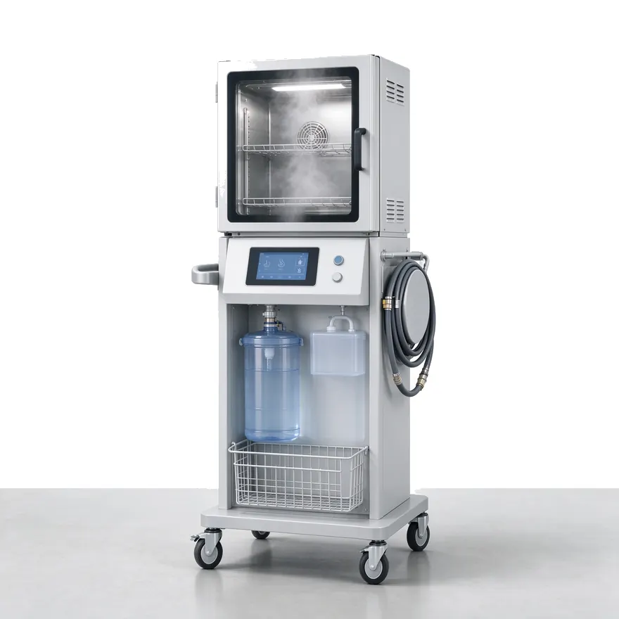 Steam sterilizing cabinets for tableware and kitchenware