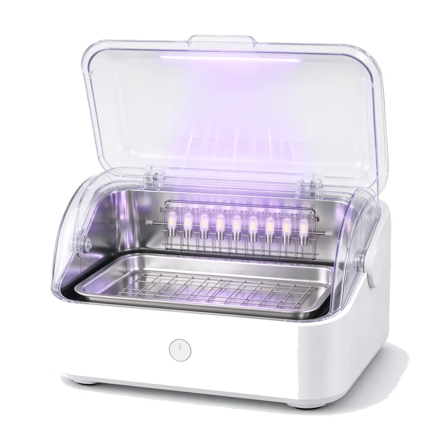 UV cabinets for tableware and utensils in countertop and upright formats